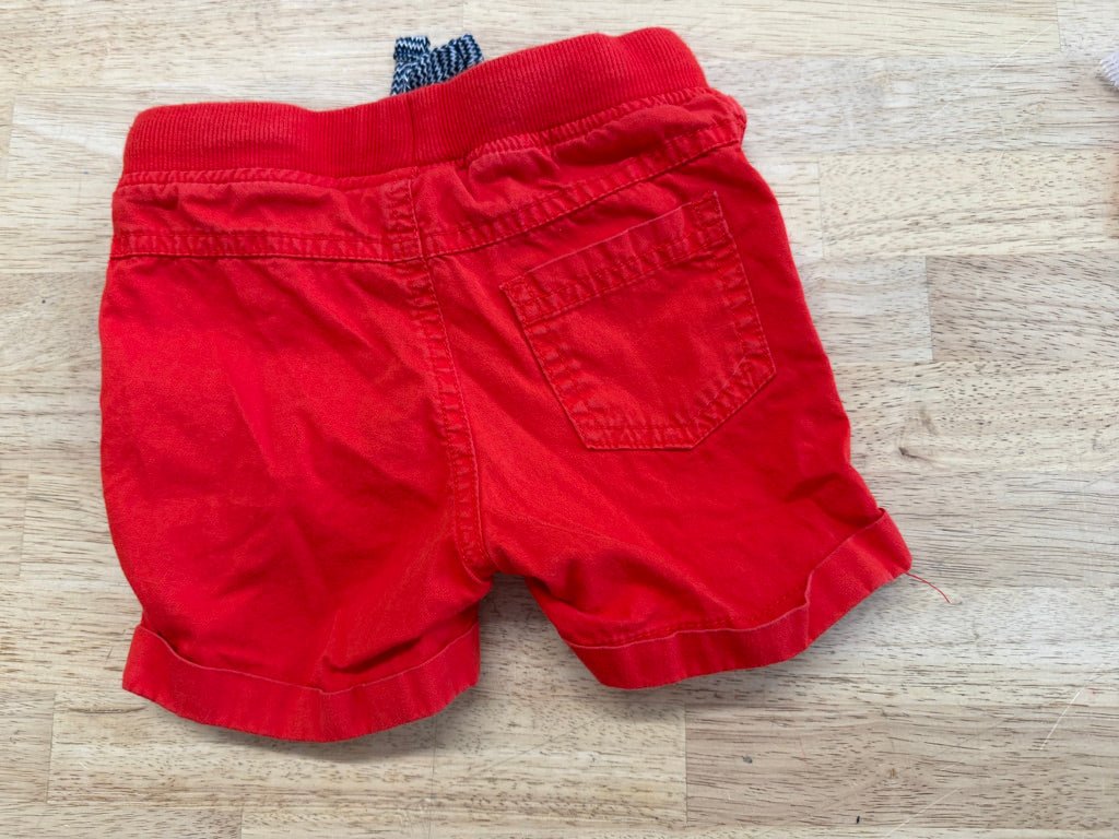 Coccodrillo Shorts – 18M | Red Elastic Waist
