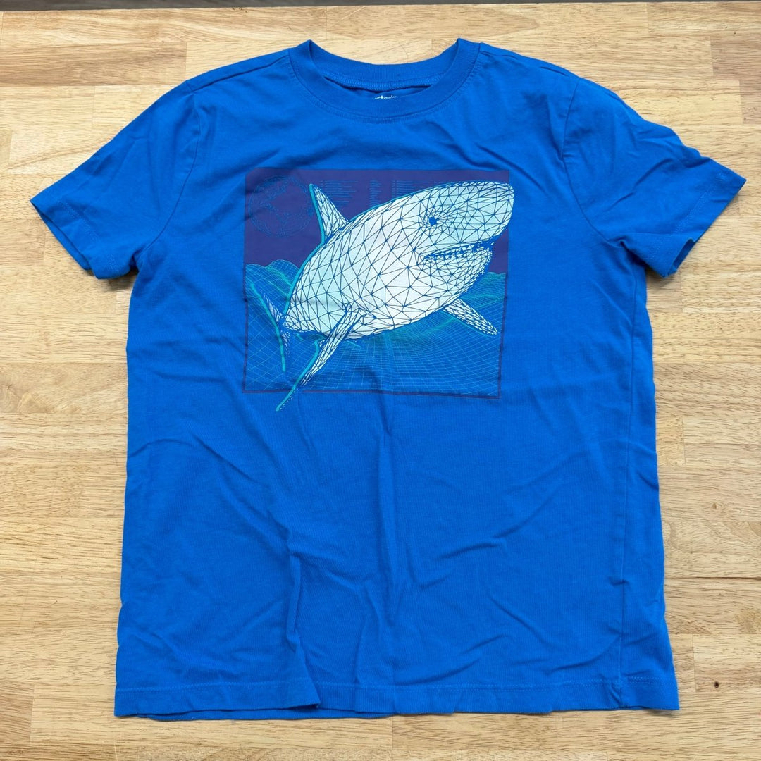 Carter's Whale Shark Graphic Shirt – L (10/12) | Short Sleeve - Nest and Sprout-Consignment