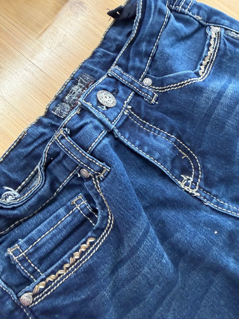 Silver Jeans Lai capri jeans – Youth 12 | Medium Dark Wash | Straight Leg - Nest and Sprout-Consignment