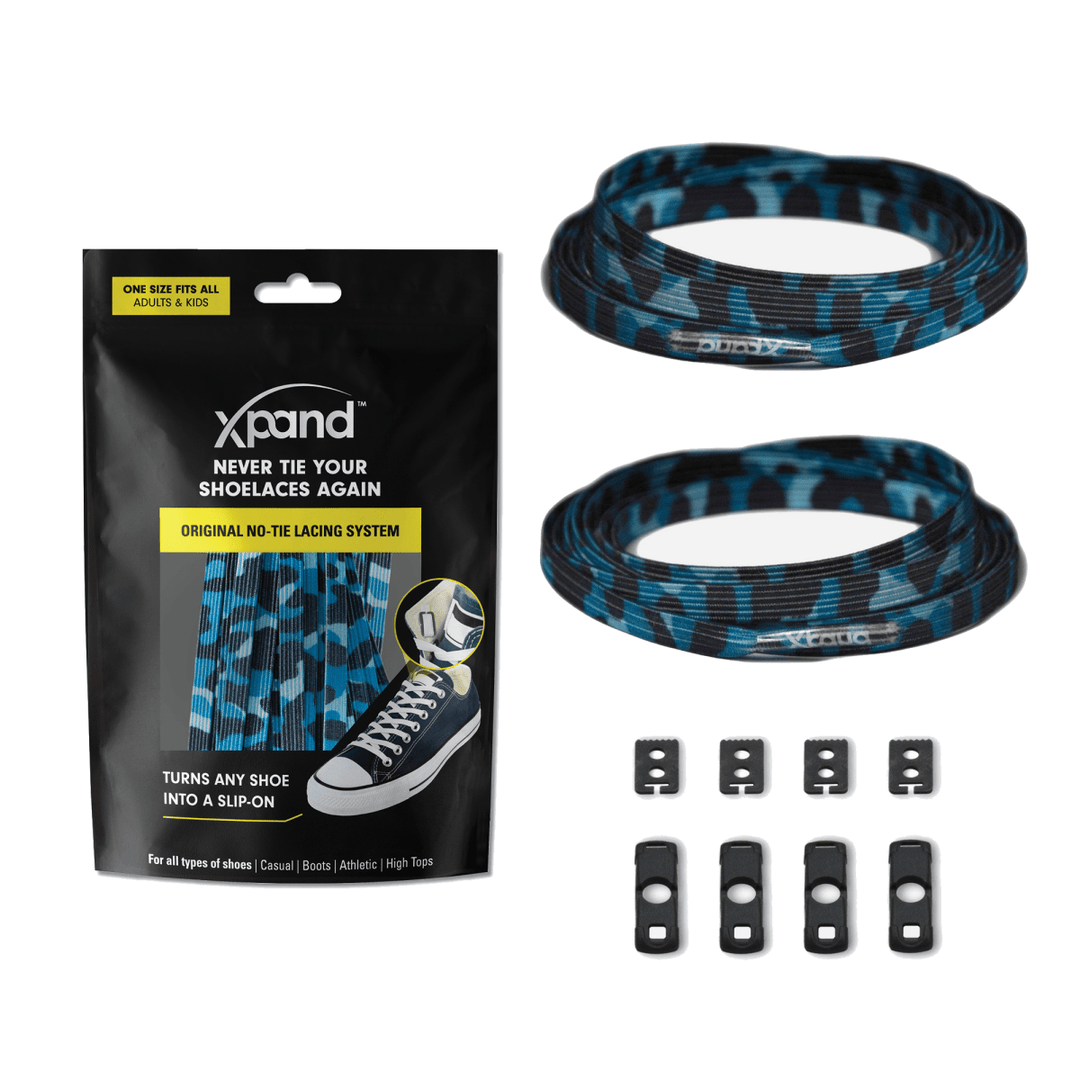 No - Tie Elastic Flat Shoelaces | No More Tying | One Size - Nest and Sprout - Xpand Laces