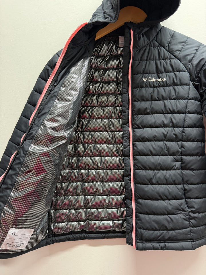 Columbia Omni-Heat Puffer Jacket – 10/12 | Black Pink Zipper