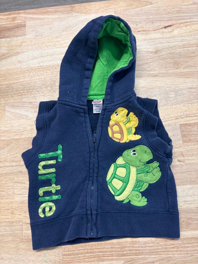Little Tykes 6 - 12 Month Turtle Hooded Vest - Nest and Sprout - Consignment