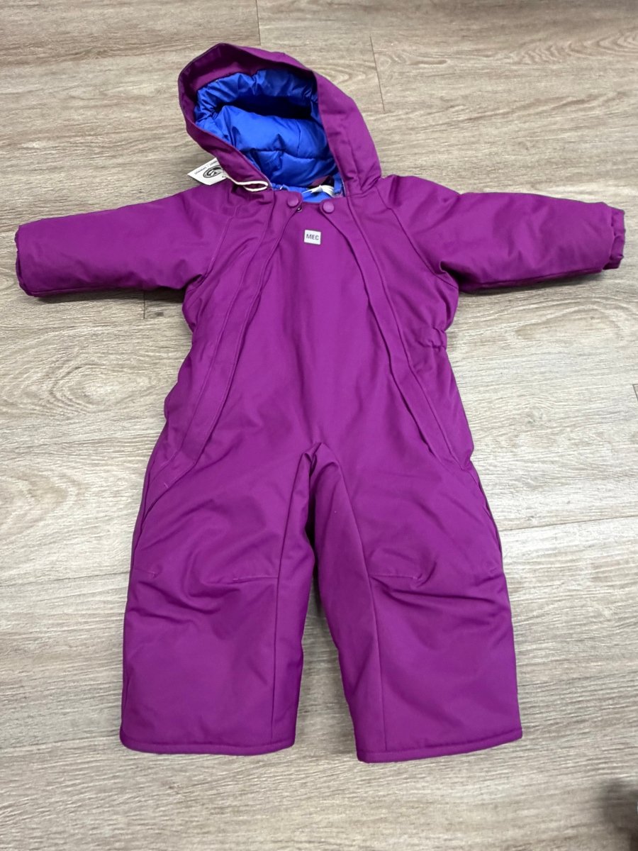 MEC Purple One-Piece Snowsuit – 12M | Excellent - Nest and Sprout-Consignment