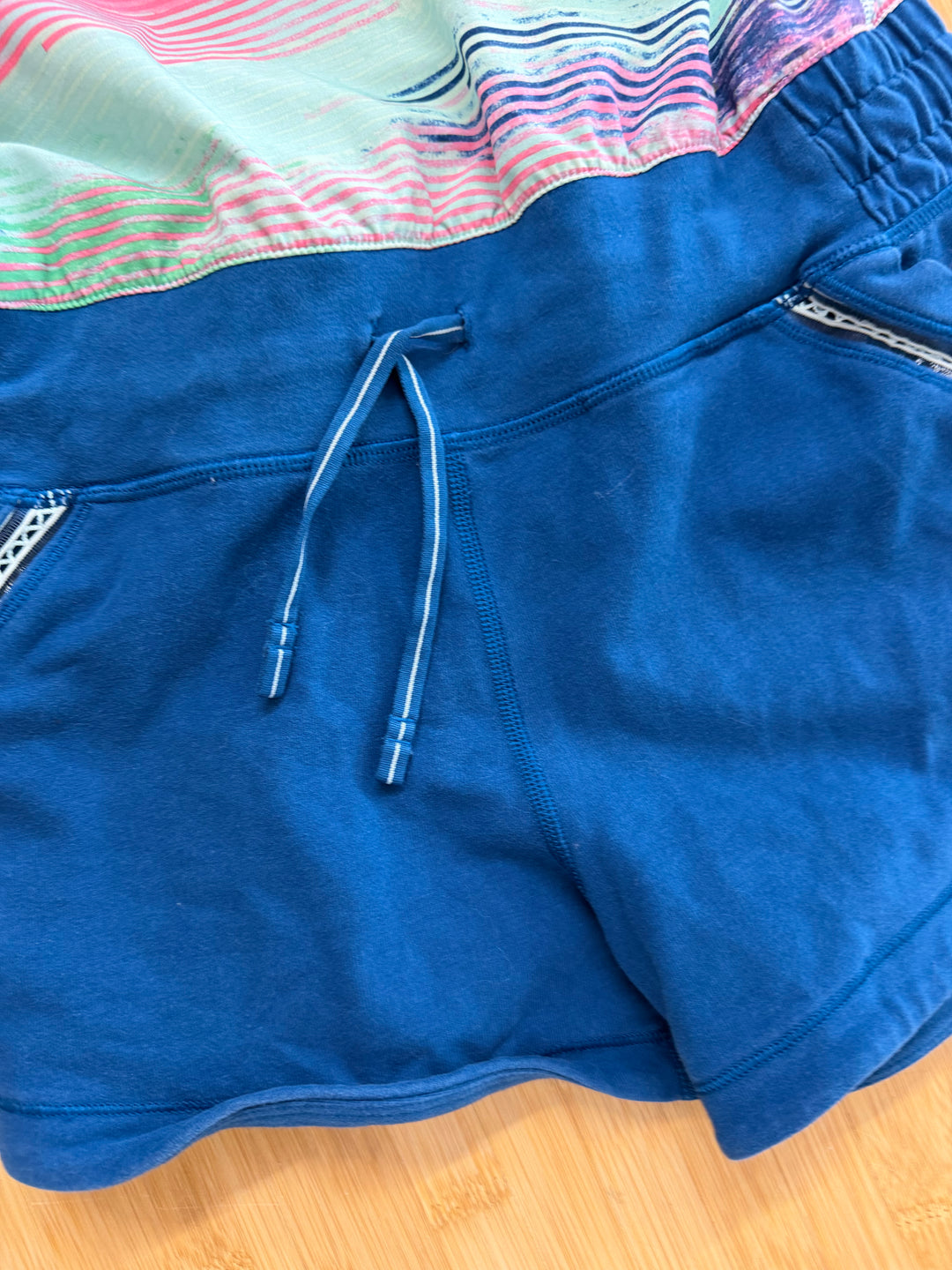 Ivivva Romper with Built-In Bra – 10 | Blue Shorts Print Bodice