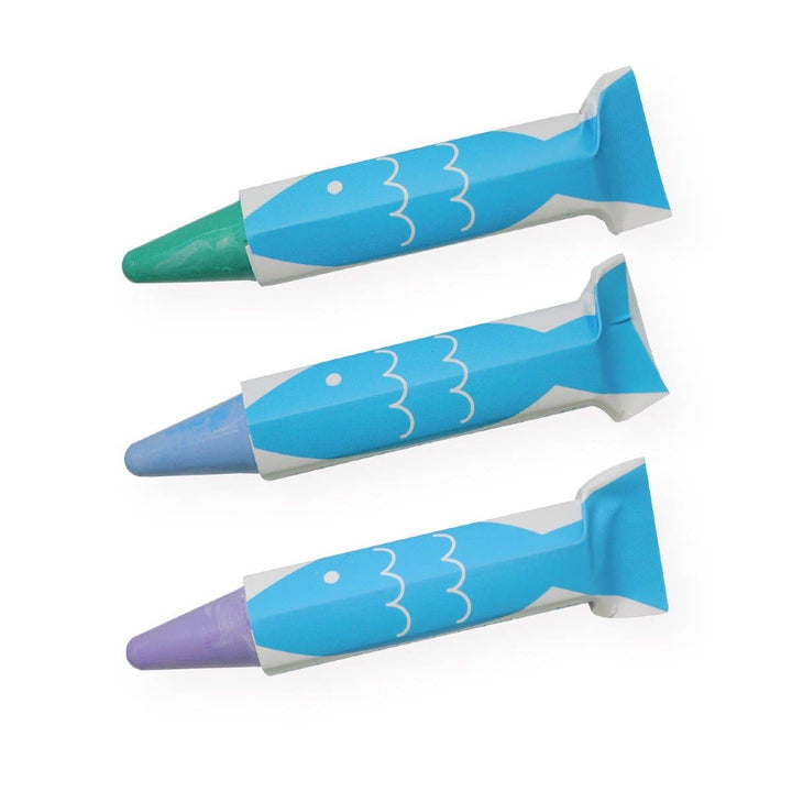 Kitpas Bath Crayons 3 colors - Fish