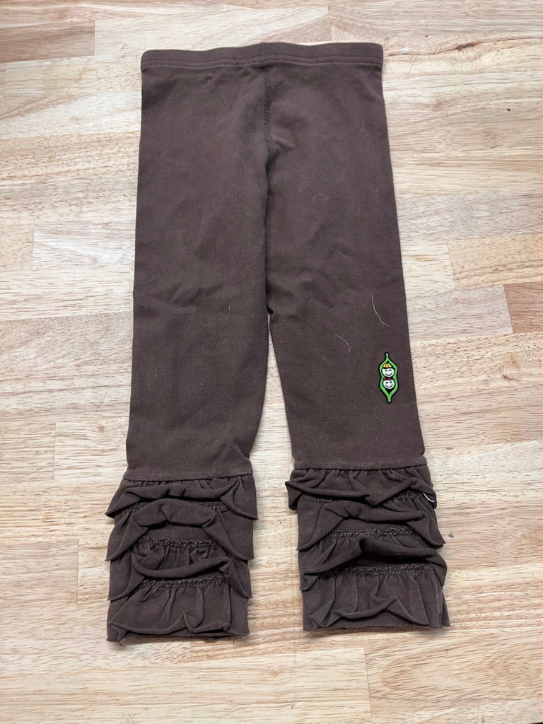 Peekaboo Beans 3 – Brown Frill Factor Leggings