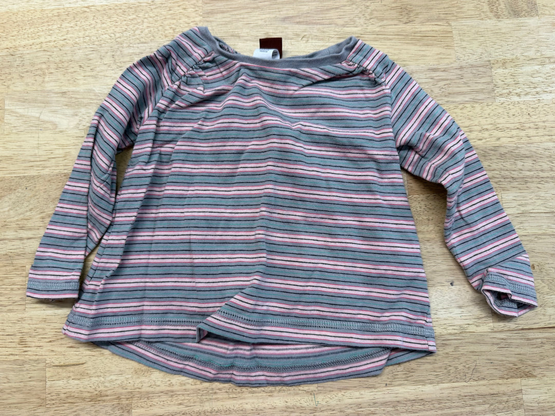 Tea Collection Light Mint Stripe Long Sleeve Top – 18–24M
