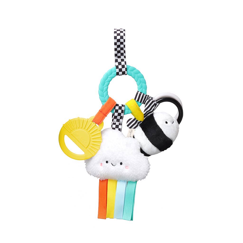 Bitzy Busy Ring™ Teething Activity Toy | High Contrast - Nest and Sprout - Itzy Ritzy