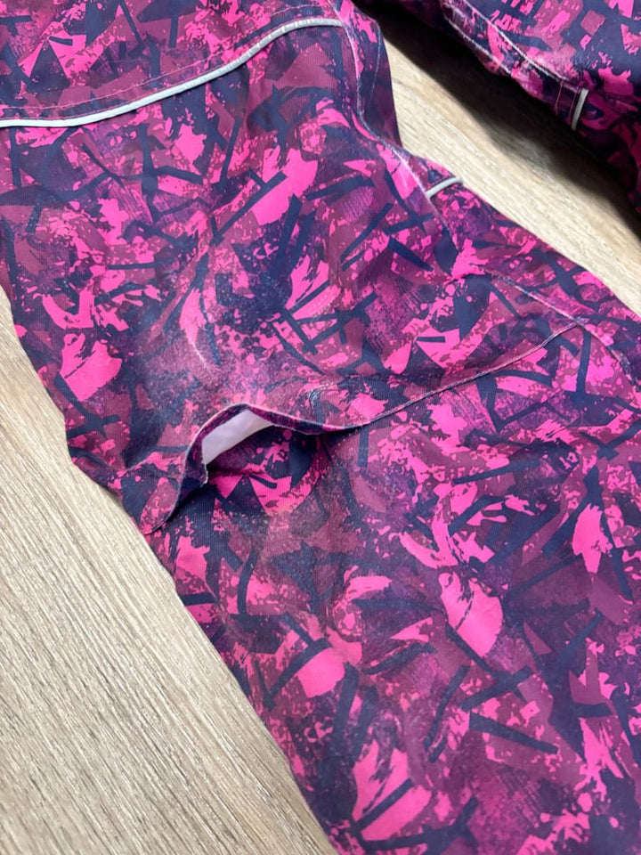 XMTN Purple Fuchsia Pattern Snowpants | Size 7 PLAY - Nest and Sprout-Consignment