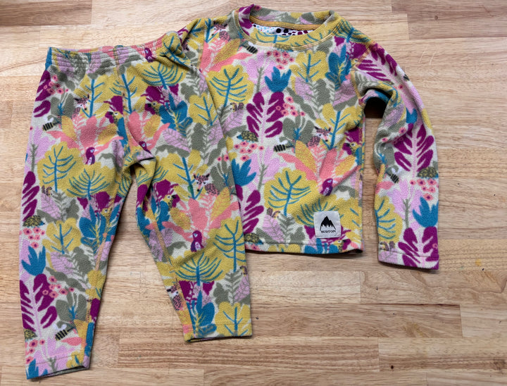 Burton Baselayer Set – Size 2T (Foliage Print, 2-Piece)
