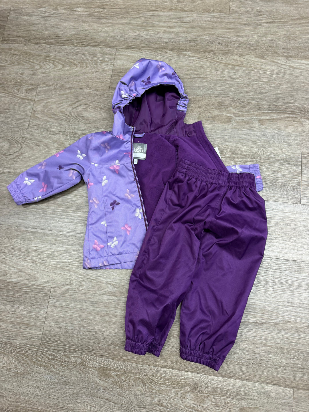 Gusti Rain Jacket and Rain Pants Set – 2T | Purple