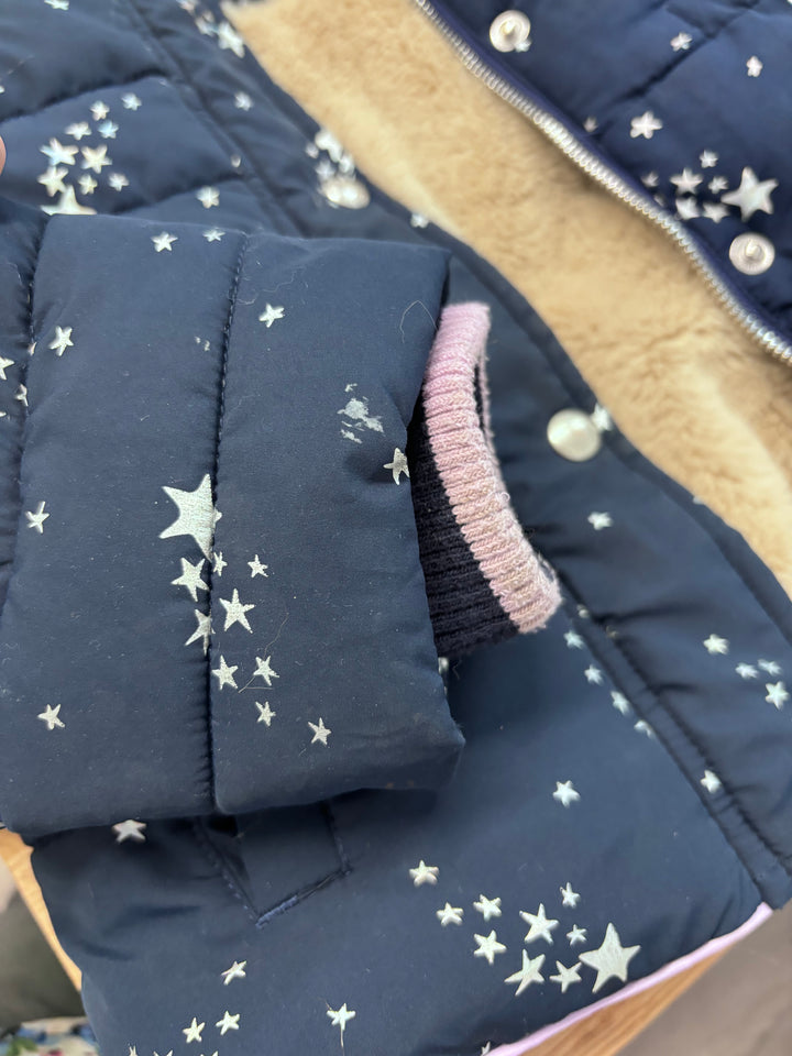 Joules 4-5 Year Blue Star Parka Clearance