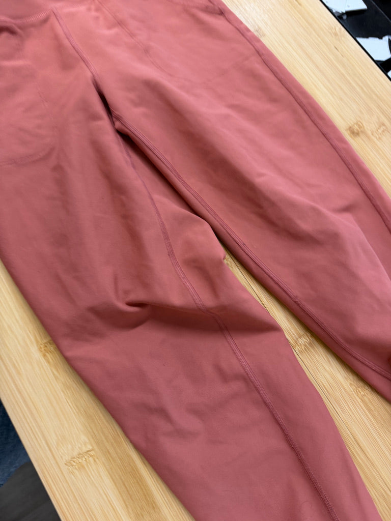 Old Navy Powersoft High Rise Joggers – M (8) | Orange Coral Go Dry