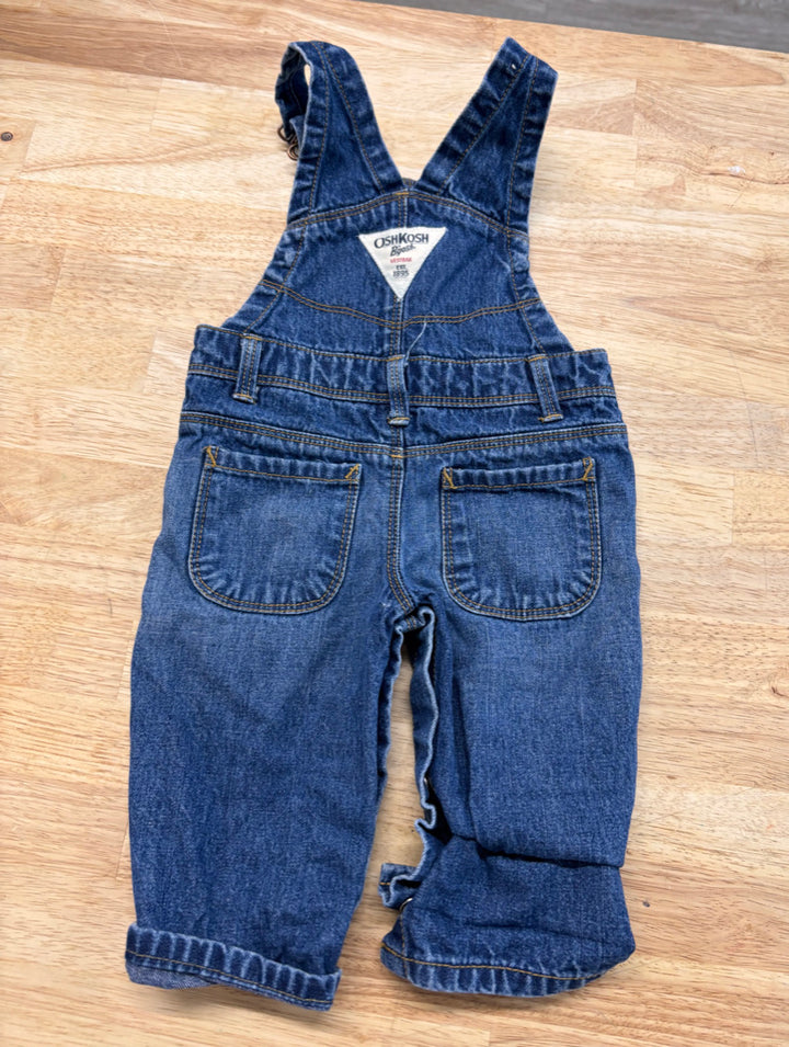 OshKosh 6M Denim Overalls