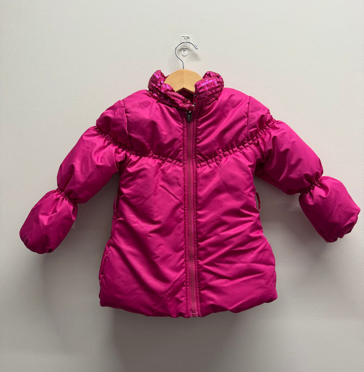 The Children's Place Sequin Collar Puffer Jacket – 4
