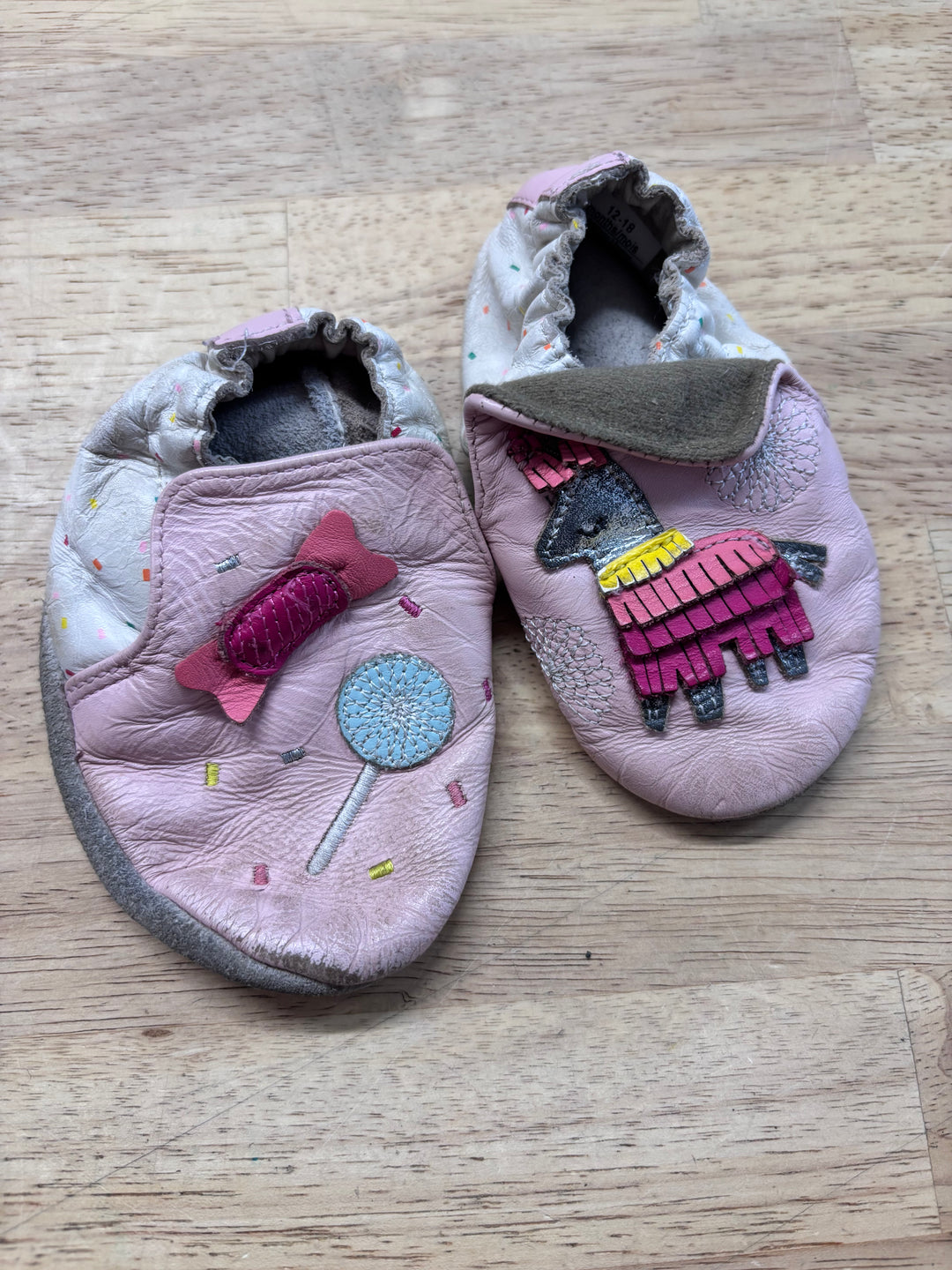 Leather Llama Moccasins 12–18M