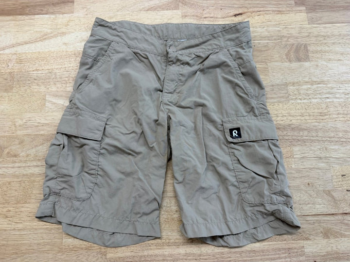 Reima Matkassa Light Brown Shorts – EU 97 | Velcro & Snap Waist - Nest and Sprout-Consignment