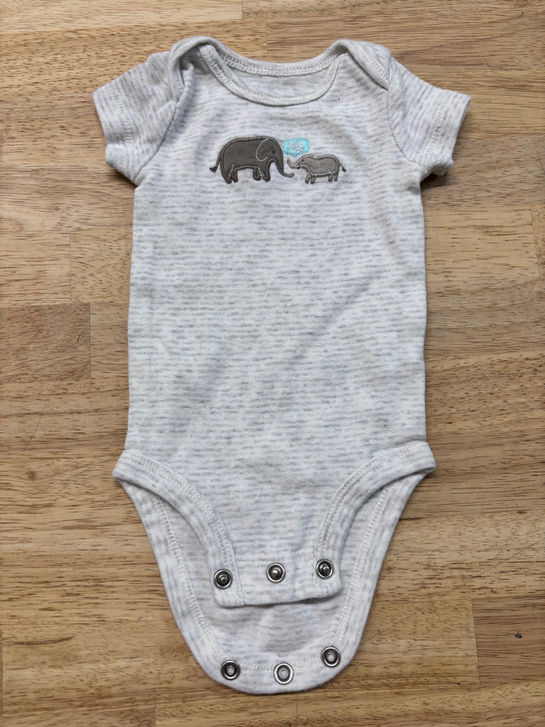 Carters NB Bodysuit – Elephants