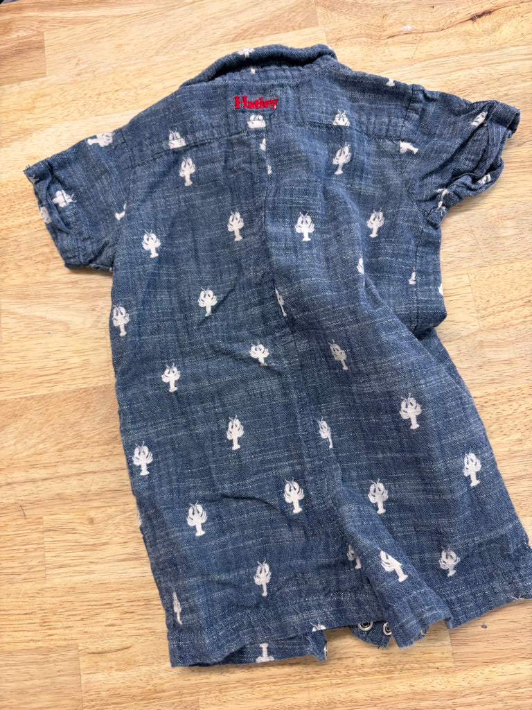 Hatley Lobster Romper – 3–6 Months