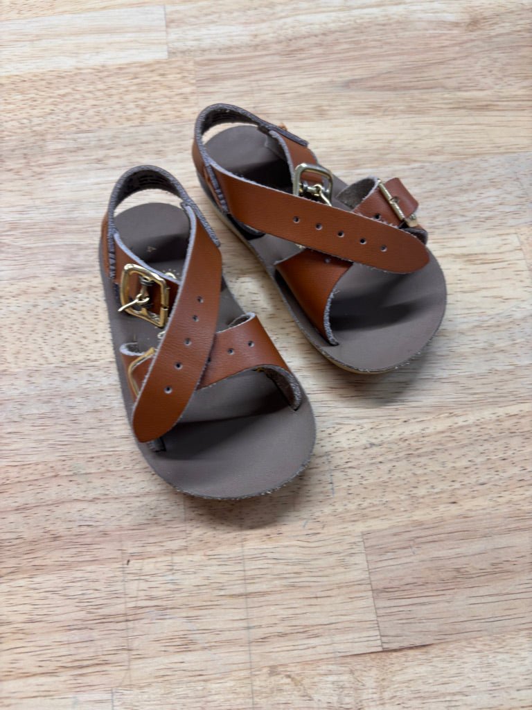 Surfer Split - Leather Sandals – Size 4 - Nest and Sprout - Consignment