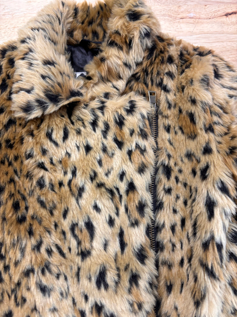 Westbound 4/5 Faux Fur Leopard Jacket