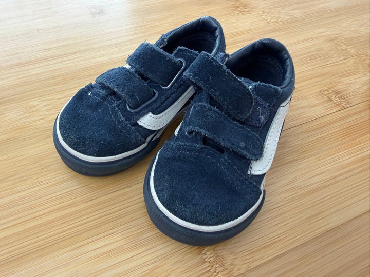 Vans Velcro Sneakers – 4 (EU 36) | Navy - Nest and Sprout-Consignment
