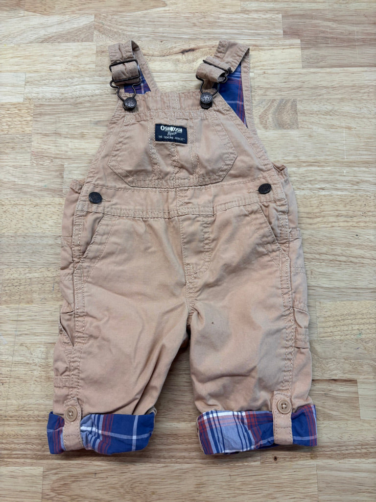 Oshkosh 9M Light Brown Overalls