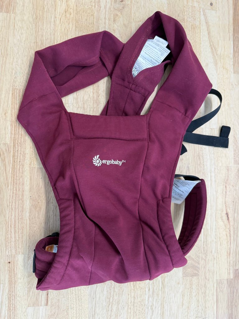 Ergobaby Embrace Newborn Carrier | Burgundy - Nest and Sprout - Consignment