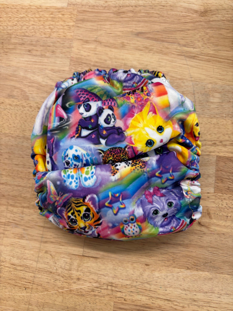 TC Tooshies Cloth Diaper – Rainbow Dog Print (AIO)