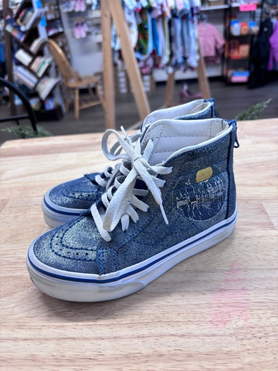 Vans High Tops - Silver/Blue Harry Potter Collaboration - Size 12 - Nest and Sprout - Consignment