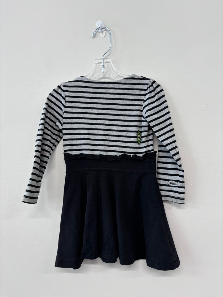 Peekaboo Beans Seeing Stripes Dress (Size 2, Bow Stripe)