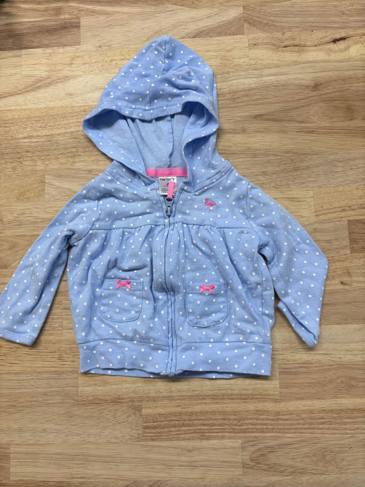 Carters Lightweight Zip-Up - 6 Months