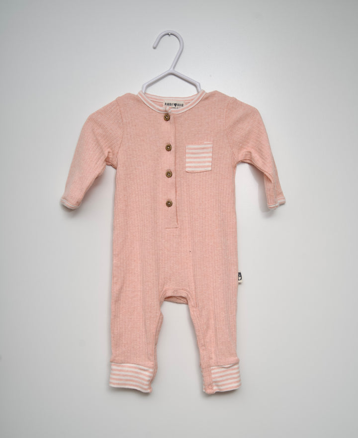 Rabbit + Bear Romper, 3-6 Months | Clearance