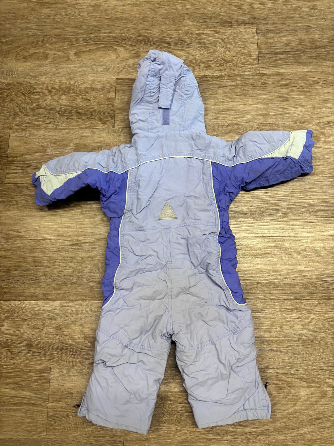LL Bean 2T Purple One-Piece Snowsuit