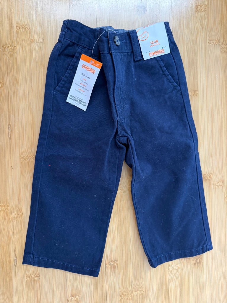 Gymboree Chino Pants – 12–18M | Prep Fit Adjustable Waist | NWT - Nest and Sprout-Consignment