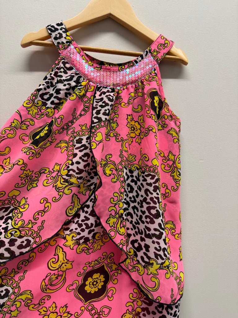 George Sequin Tunic – (7/8) | Bright Pink Vintage ~2012 - Nest and Sprout-Consignment