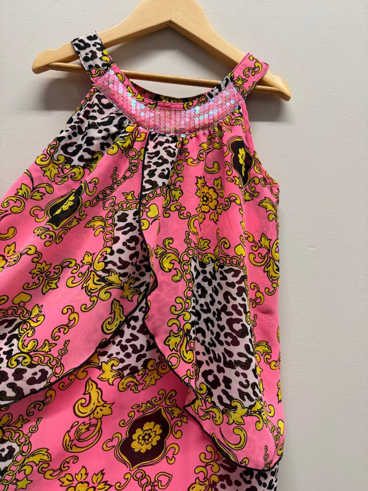 George Sequin Tunic – (7/8) | Bright Pink Vintage ~2012 - Nest and Sprout-Consignment