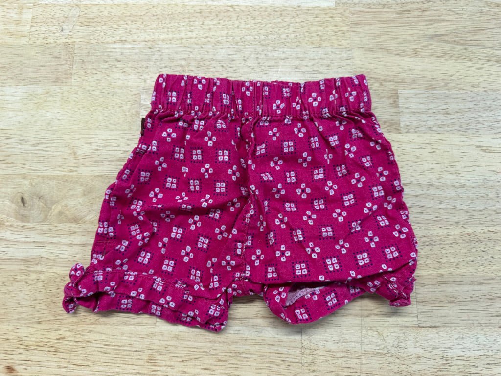 Tea Collection Fuchsia Linen Print Shorts – 2 | Excellent - Nest and Sprout-Consignment