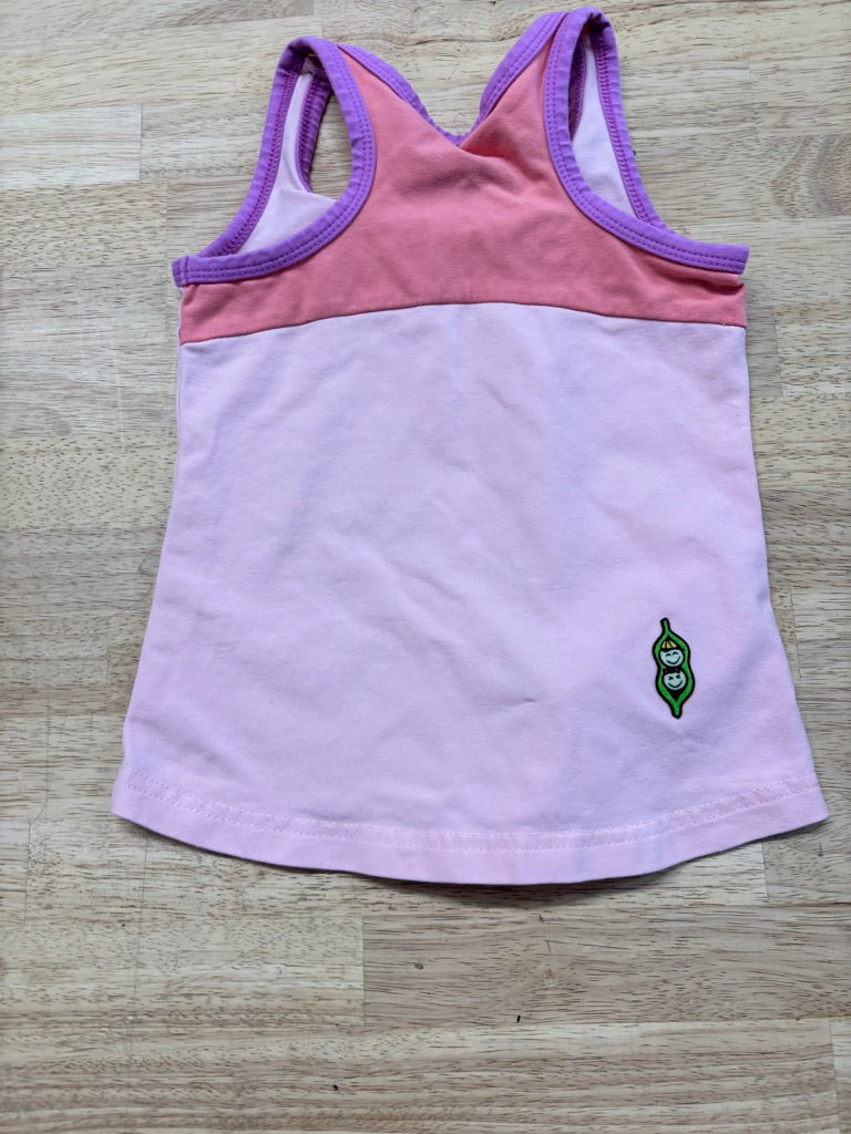 Peekaboo Beans Tank Top – Light Pink | Size 2 - Nest and Sprout - Consignment