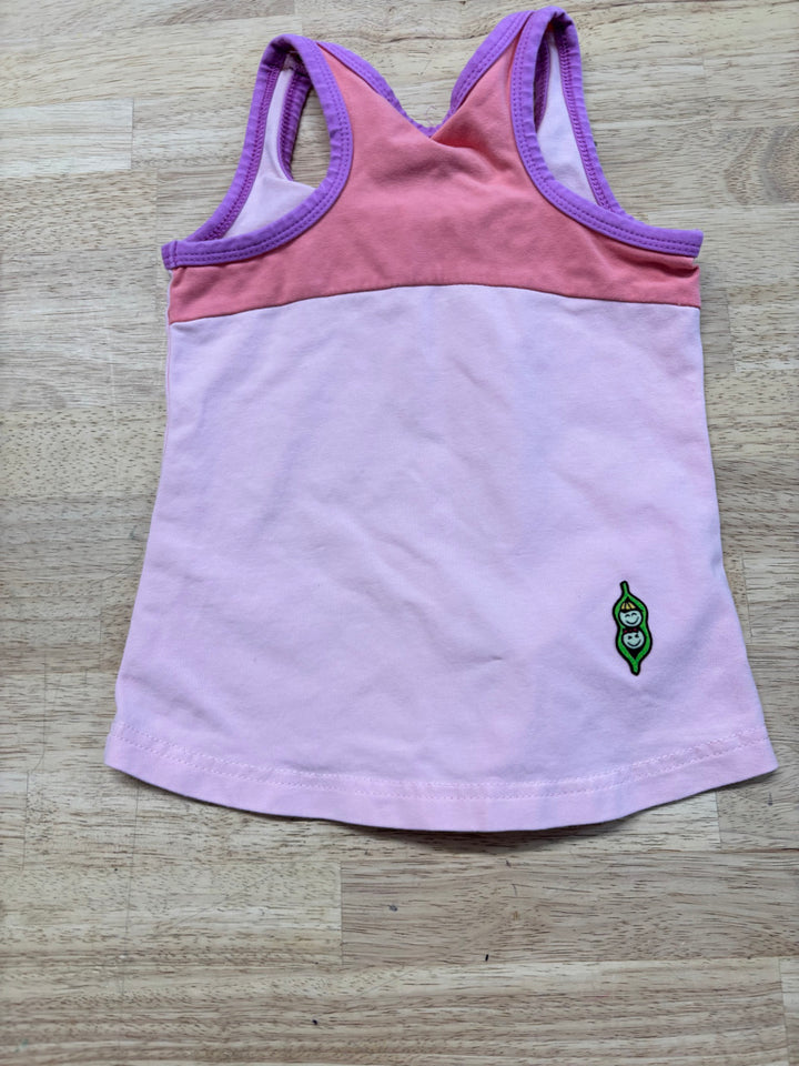 Peekaboo Beans Tank Top – Light Pink | Size 2
