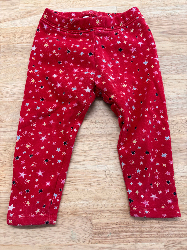 Gap Fleece-Lined Leggings with Stars – Size 18-24M