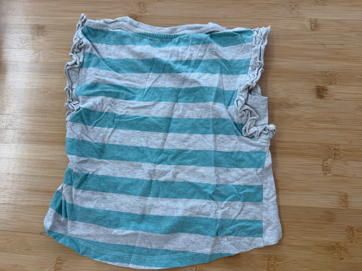 Organic Paper Wings Mermaid Ruffle Sleeve T-Shirt – 4 | Light Grey