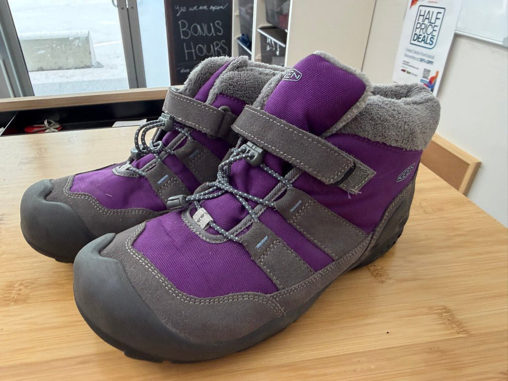 Keen Winter Boots – Youth 7 | Purple Grey -20C Rated - Nest and Sprout-Consignment