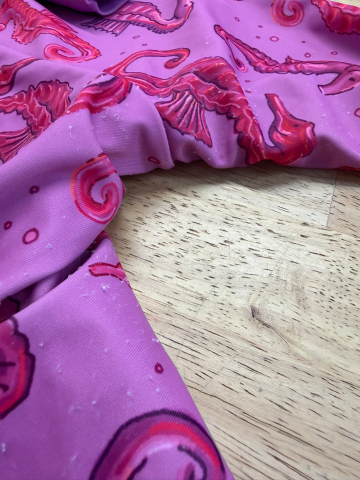 Honeysuckle Seahorse One-Piece – 6–12M | Purple | Play