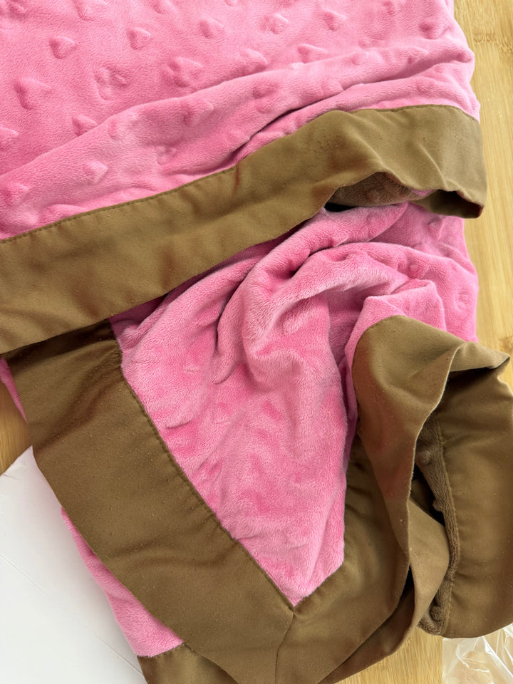 Babee Covee Reversible Car Seat Cover – One Size | Pink Minky Fleece