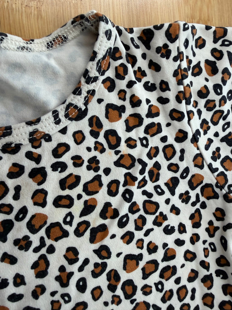 Little & Lively Cheetah Print Dress – 1–2T | Short Sleeve | Play