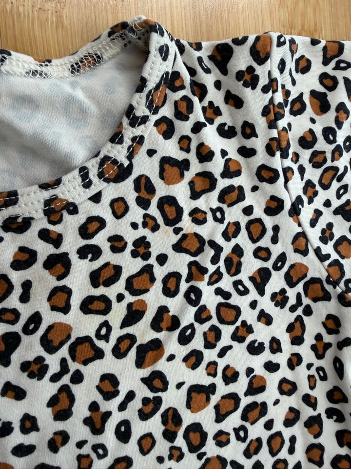 Little & Lively Cheetah Print Dress – 1–2T | Short Sleeve | Play