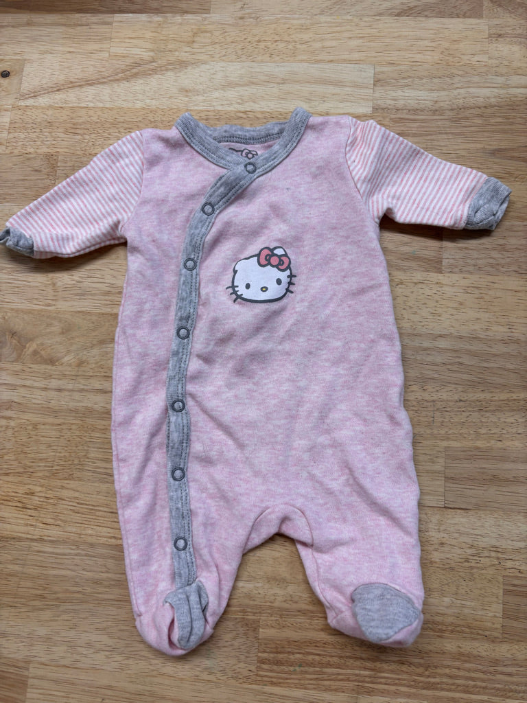 Hello Kitty Footed Sleeper – Newborn
