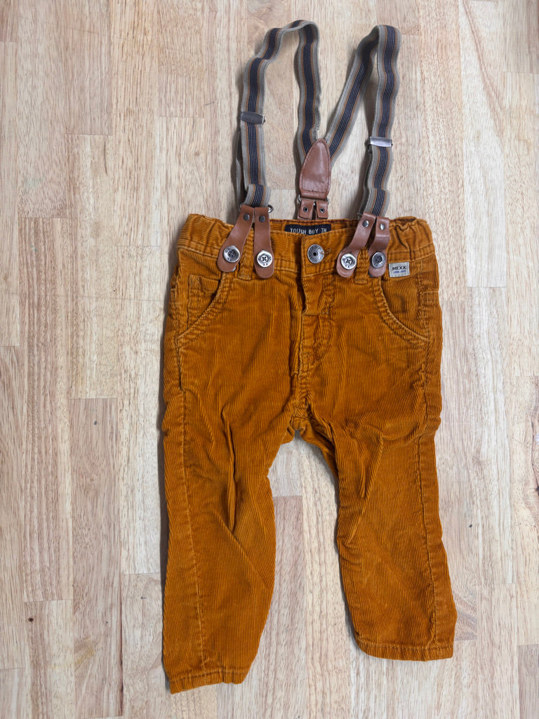 Mexx Cord Pants with Suspenders