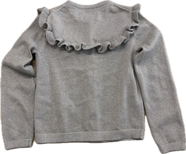 Mini Boden 7-8Y Sparkle Golden Cardigan